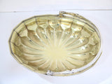 12" Sterling Silver Gilt Top Sazikov Antique Russian 1873 Foliate-Shaped Basket