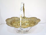 12.5" Sterling Silver Gilt Inside Gubkin Antique Russian 1857 Folk Motif Basket