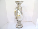 18 in - Sterling Silver Gorham Antique Daffodil Motif Fancy Vase