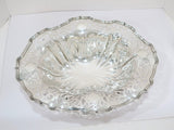 16 in - Sterling Silver Mauser Antique Scroll Openwork Footed Oval Serving Bowl