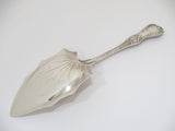 10 in - Sterling Silver J. E. Caldwell Antique Floral Leaf-Shaped Server