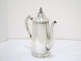 9.25 in - Sterling Silver Cartier Antique Pineapple Finial Coffee Pot