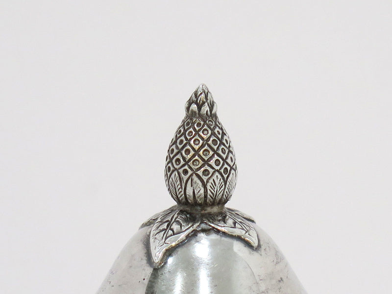 9.25 in - Sterling Silver Cartier Antique Pineapple Finial Coffee Pot