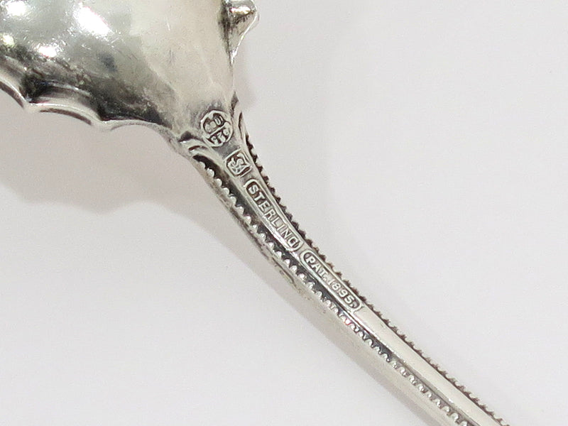 9.5 in - Sterling Silver Towle Antique Pickle/Olive Fork