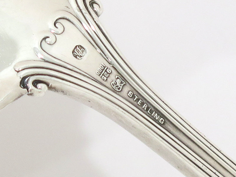 12 in - Sterling Silver Towle Antique Square Ladle