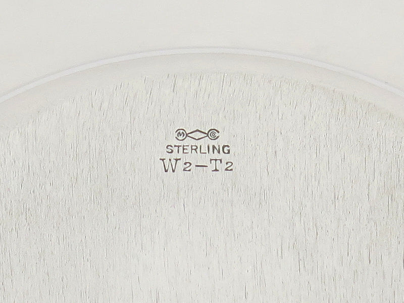 5 5/8 in - Sterling Silver The McChesney Co. Antique Nursery Rhymes Baby Plate