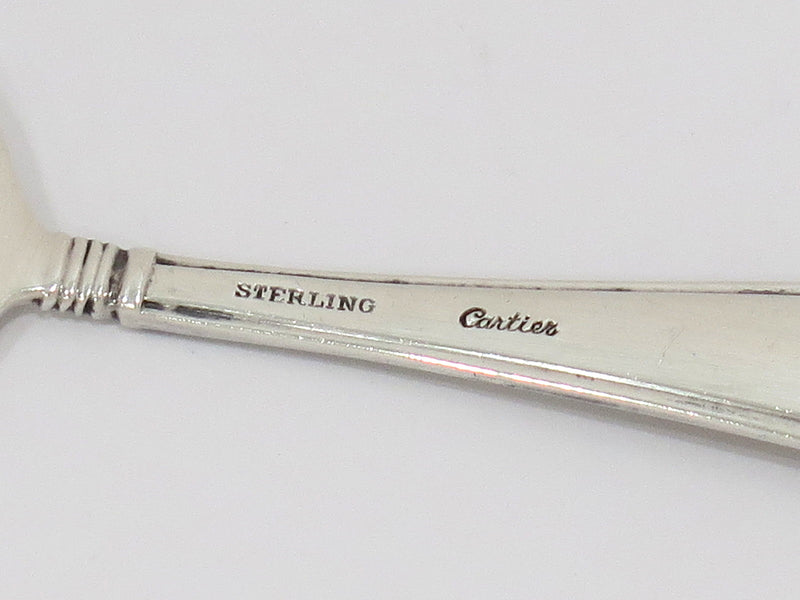 3.25 in - Sterling Silver Antique Cartier Baby Pusher