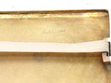 4 in - 900 Silver Gilt Vintage Continental Floral Cigarette Case