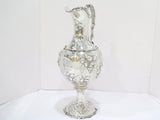 17 in - Sterling Silver Tiffany & Co. Antique 1854-1870 Grapevine Motif Pitcher