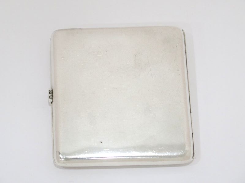 3 5/8 in European Silver Antique German c. 1904 Apple Tree Motif Cigarette Case