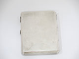 4.25" 875 Silver Gold Monogram & Names Vintage Russian 1920s-30s Cigarette Case