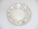 Sterling Silver International Sterling Antique Child's Bowl & Plate w/ Animals