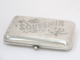 4 in - 84 Silver Antique Russian 1896 "Souvenir" Cigarette Case