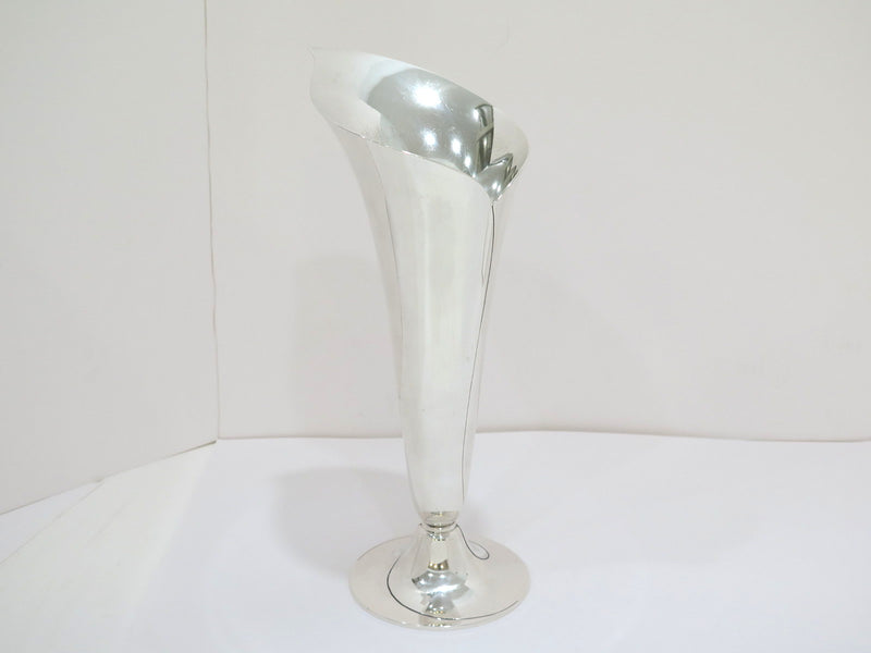 12 in - Sterling Silver Tiffany & Co. Vintage Calla Lily-Shaped Vase