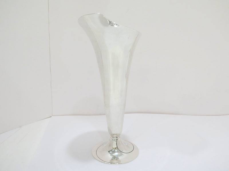 12 in - Sterling Silver Tiffany & Co. Vintage Calla Lily-Shaped Vase