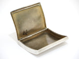 3 in - 900 Silver Vintage European Curved Cigarette Case