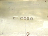 3 in - Sterling Silver Gold Wash Interior Antique English 1824 Snuff Box