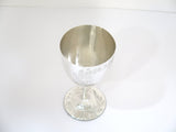 6 in - Sterling Silver Antique English 1868 Foliate Motifs Goblet