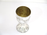 Pair of 6 in - Sterling Silver Gorham Antique c. 1914 Grapevine Motif Goblets