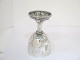 5 5/8 in Sterling Silver Savage & Lyman Antique Canadian Water Lily Motif Goblet