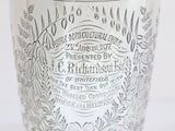 7 3/8 in - Sterling Silver Antique English 1857-58 Floral Motif Goblet