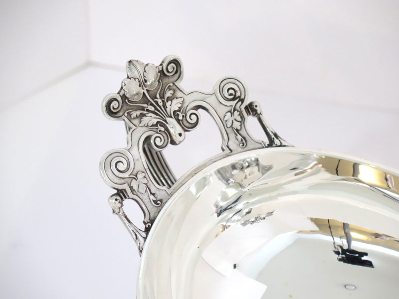 15 in - Sterling Silver Tiffany & Co. Antique c. 1870 Fancy Footed Serving Bowl