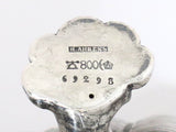 Pair of 11" European Silver H. Ahrens Antique German Shell-Shaped Serving Bowls