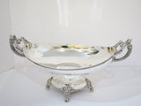 15 in - Sterling Silver Tiffany & Co. Antique c. 1870 Fancy Footed Serving Bowl