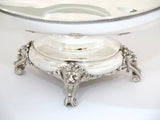 15 in - Sterling Silver Tiffany & Co. Antique c. 1870 Fancy Footed Serving Bowl