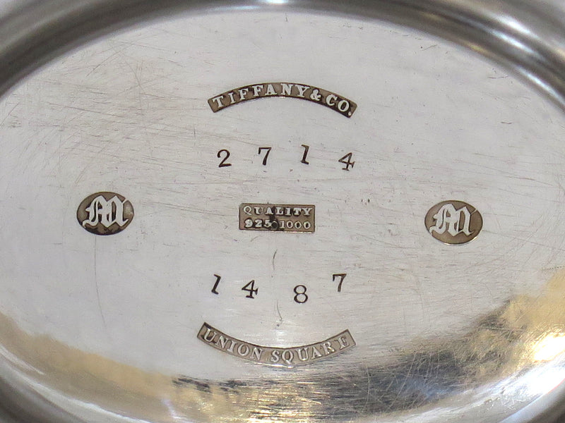 15 in - Sterling Silver Tiffany & Co. Antique c. 1870 Fancy Footed Serving Bowl