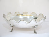 13.25 in Sterling Silver Tiffany & Co. Vintage Crown-Shaped Footed Serving Bowl