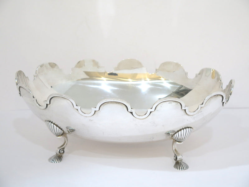 13.25 in Sterling Silver Tiffany & Co. Vintage Crown-Shaped Footed Serving Bowl