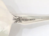 9 in - Sterling Silver Wallace Antique Hibiscus Flower Motif Serving Spoon