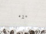 12 in - Sterling Silver Stieff Antique 1927 Floral Repousse Small Tray