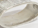 2.5 in Sterling Silver Kerr & Co. Antique Fairy Tale Characters Baby Napkin Ring