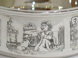 4 3/8 in Sterling Silver William B. Kerr & Co. Antique Poetic Sayings Baby Bowl