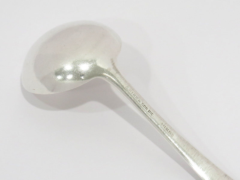 Pair of Sterling Silver S. Kirk & Son Antique Floral Repousse Gravy Ladles