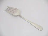 8.5 in Sterling Silver S. Kirk & Son Antique Floral Repousse Large Serving Fork