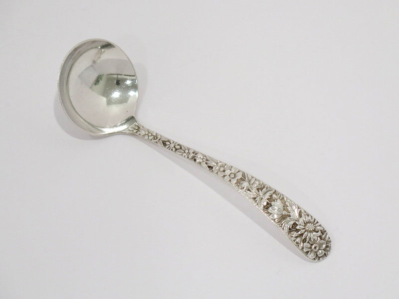 5 in - Sterling Silver S. Kirk & Son Antique Floral Repousse Gravy Ladle