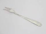 5 7/8 in - Sterling Silver S. Kirk & Son Antique Floral Repousse Olive Fork
