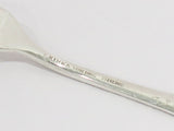 5 7/8 in - Sterling Silver S. Kirk & Son Antique Floral Repousse Olive Fork