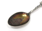 5 1/8 in - Sterling Silver Antique George Washington The Capitol Teaspoon