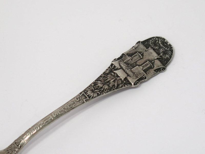 6" Sterling Silver Durgin for Greenleaf & Crosby Antique St. Augustine Teaspoon