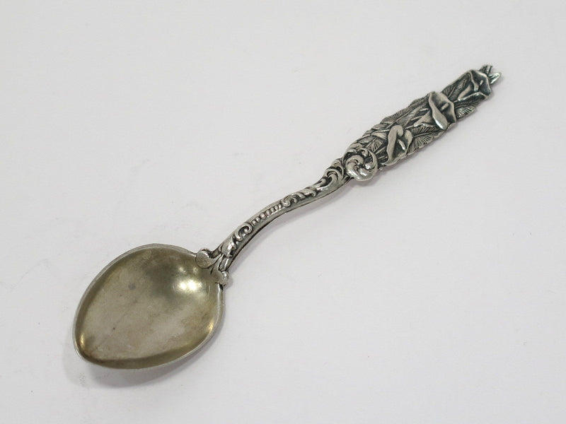 3.5 in - Sterling Silver Antique American Calla Lily Teaspoon