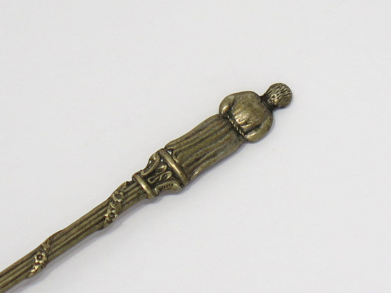 4 3/8 in - Sterling Silver Gilt Antique American "Teacher" Teaspoon