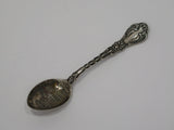 4" Sterling Silver Alvin Antique "The Capitol Albany NY" Floral Scroll Teaspoon