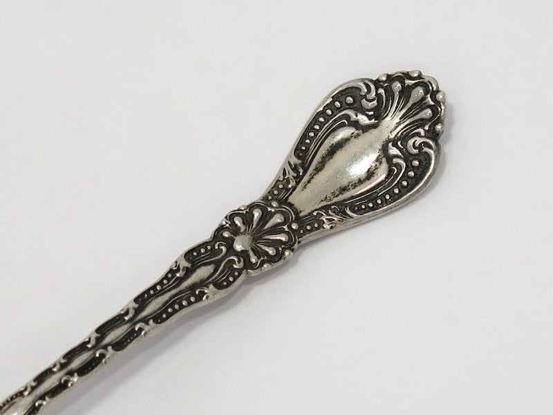 4" Sterling Silver Alvin Antique "The Capitol Albany NY" Floral Scroll Teaspoon