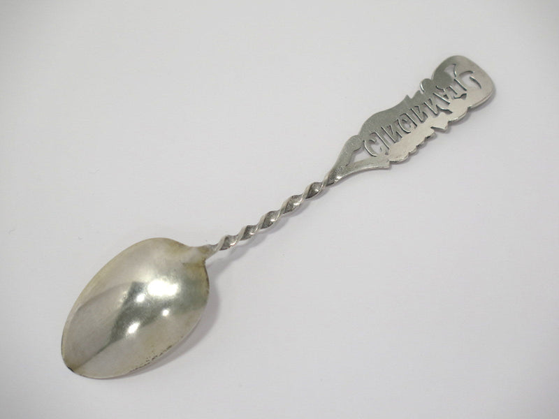 5 3/8 in - Sterling Silver Antique American Twist "Cincinnati" Teaspoon