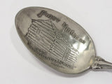5.25" Sterling Silver Paye & Baker Antique "First House in Lawrence KS" Teaspoon