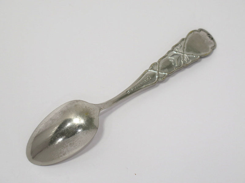 4 3/8 in - Sterling Silver U.S. Sterling Antique Apple Grape Harvest Teaspoon